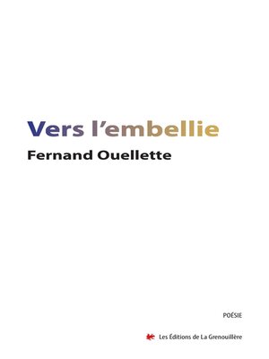 cover image of Vers l'embellie